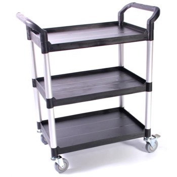 Rullebord i fiberplast - 3 hylder